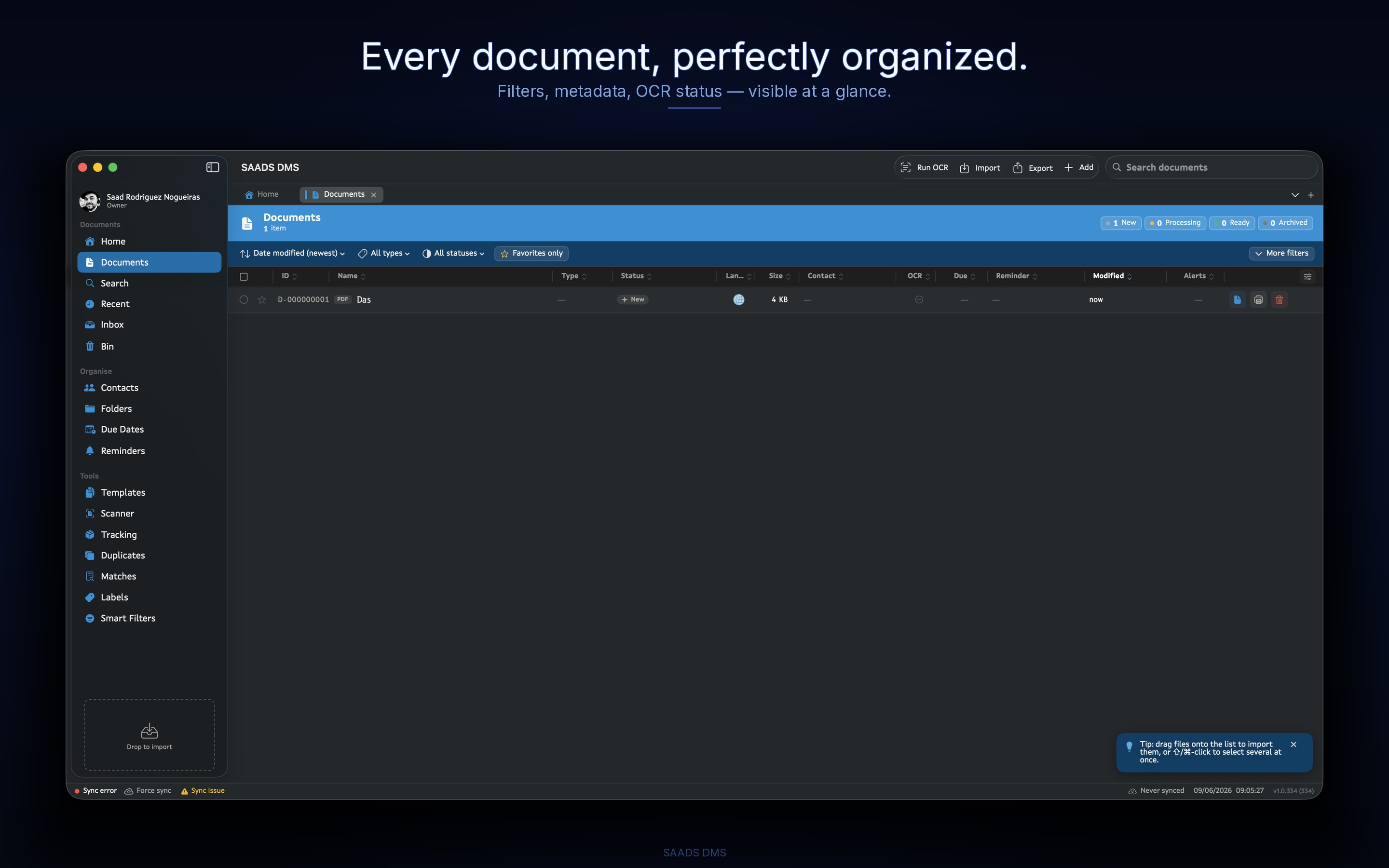 Document library